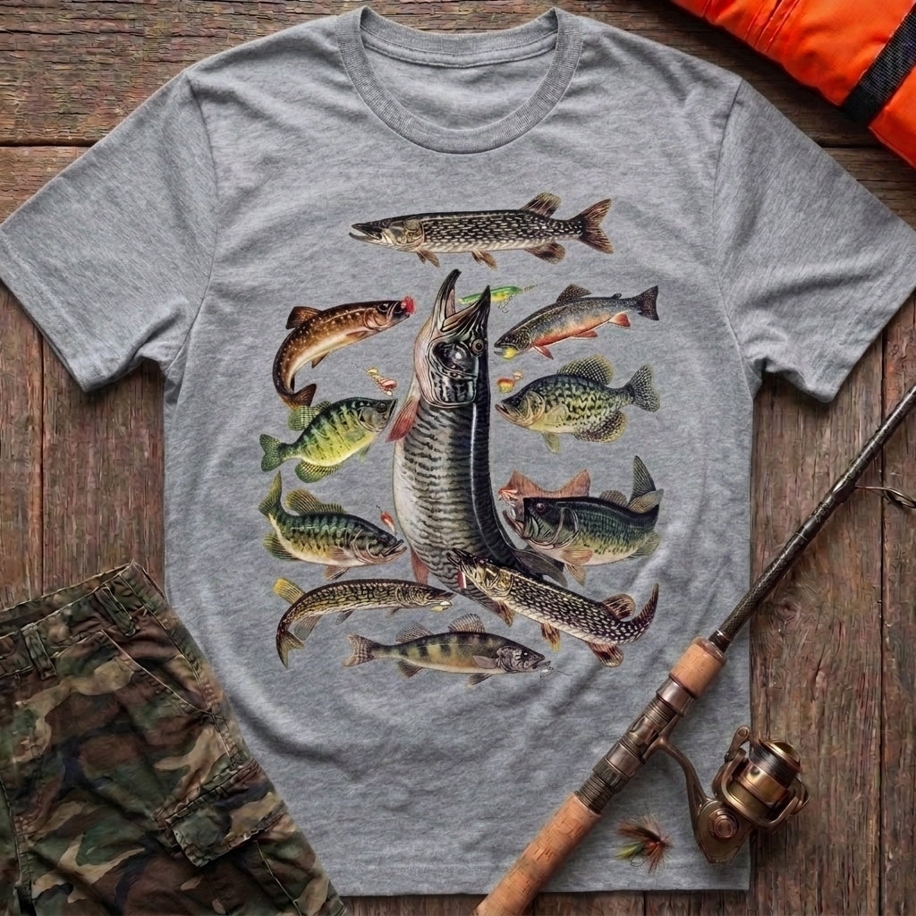 Freshwater Fish Species T-Shirt