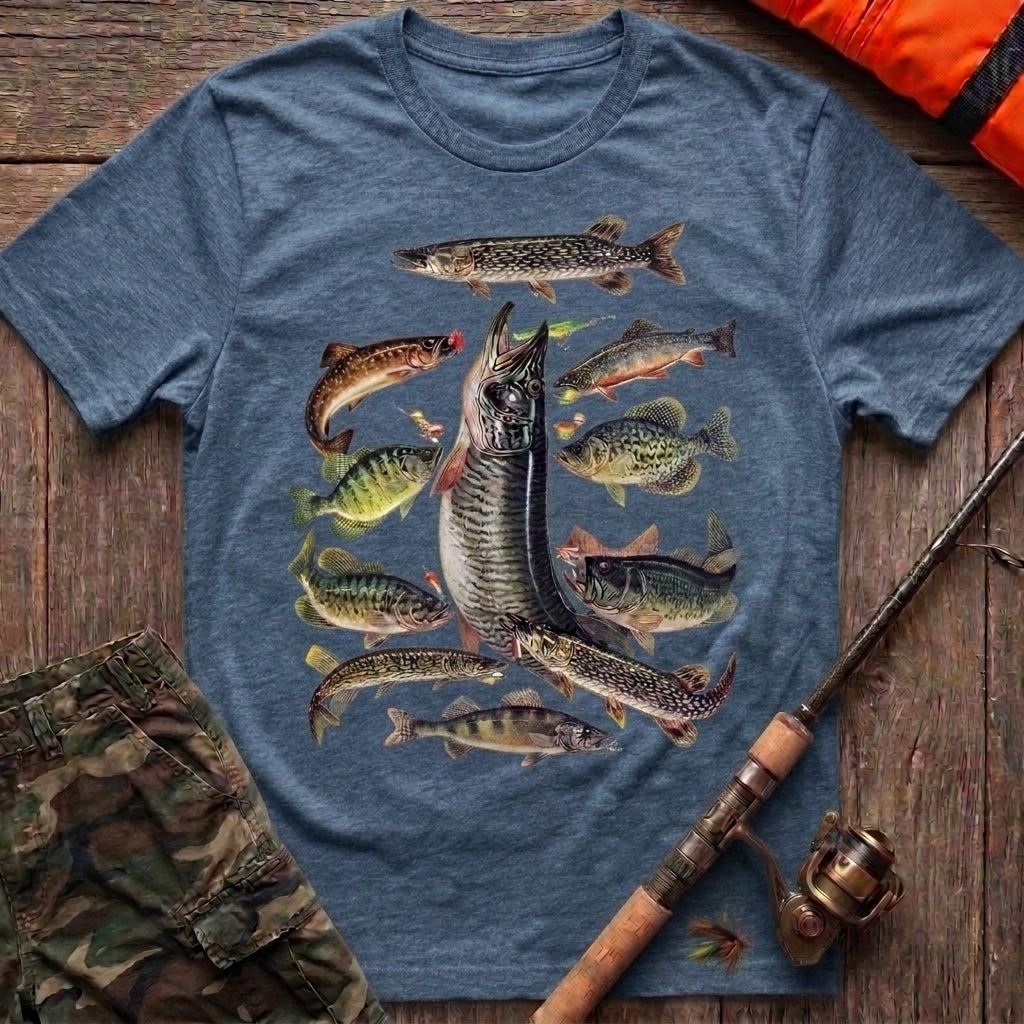 Freshwater Fish Species T-Shirt