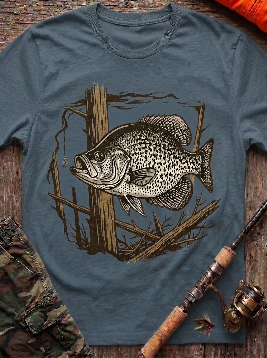 Crappie Timber Haven Fishing T-Shirt