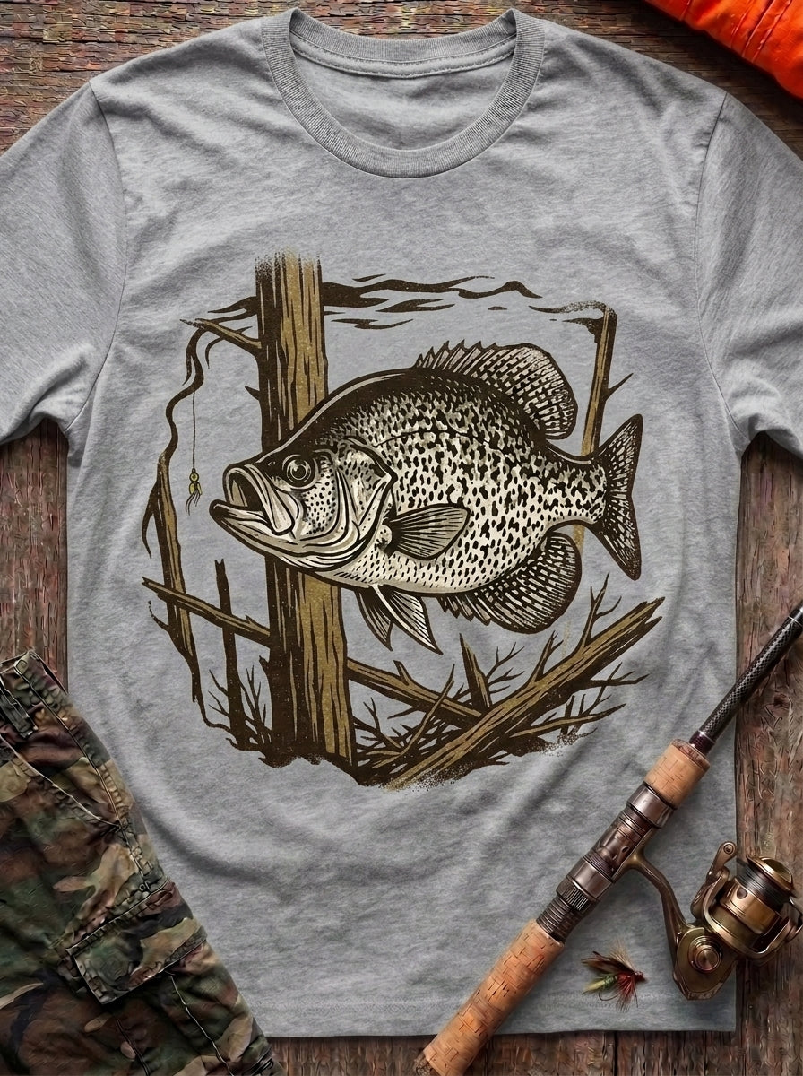Crappie Timber Haven Fishing T-Shirt