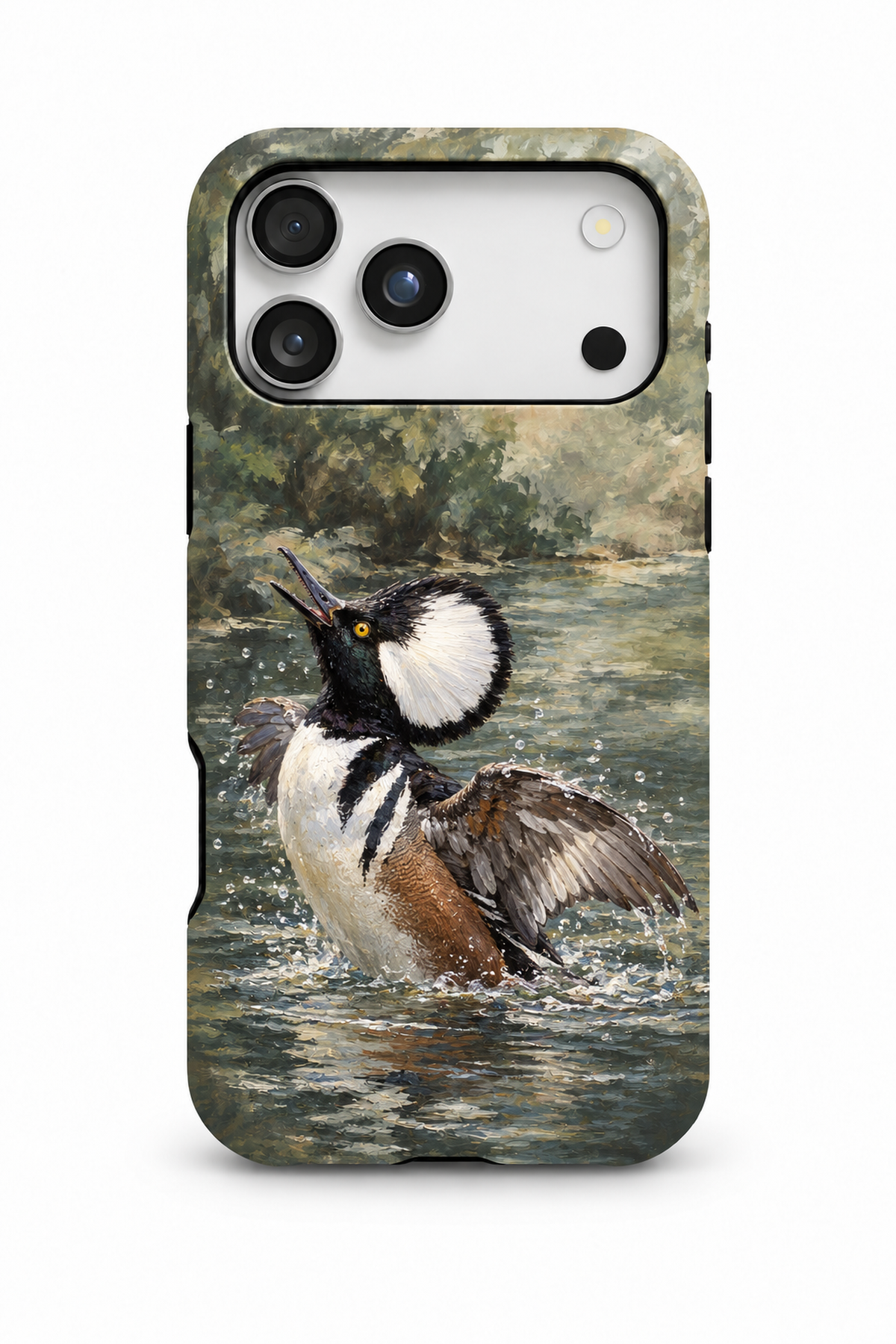 Hooded Merganser Crest Flare - TPC039U