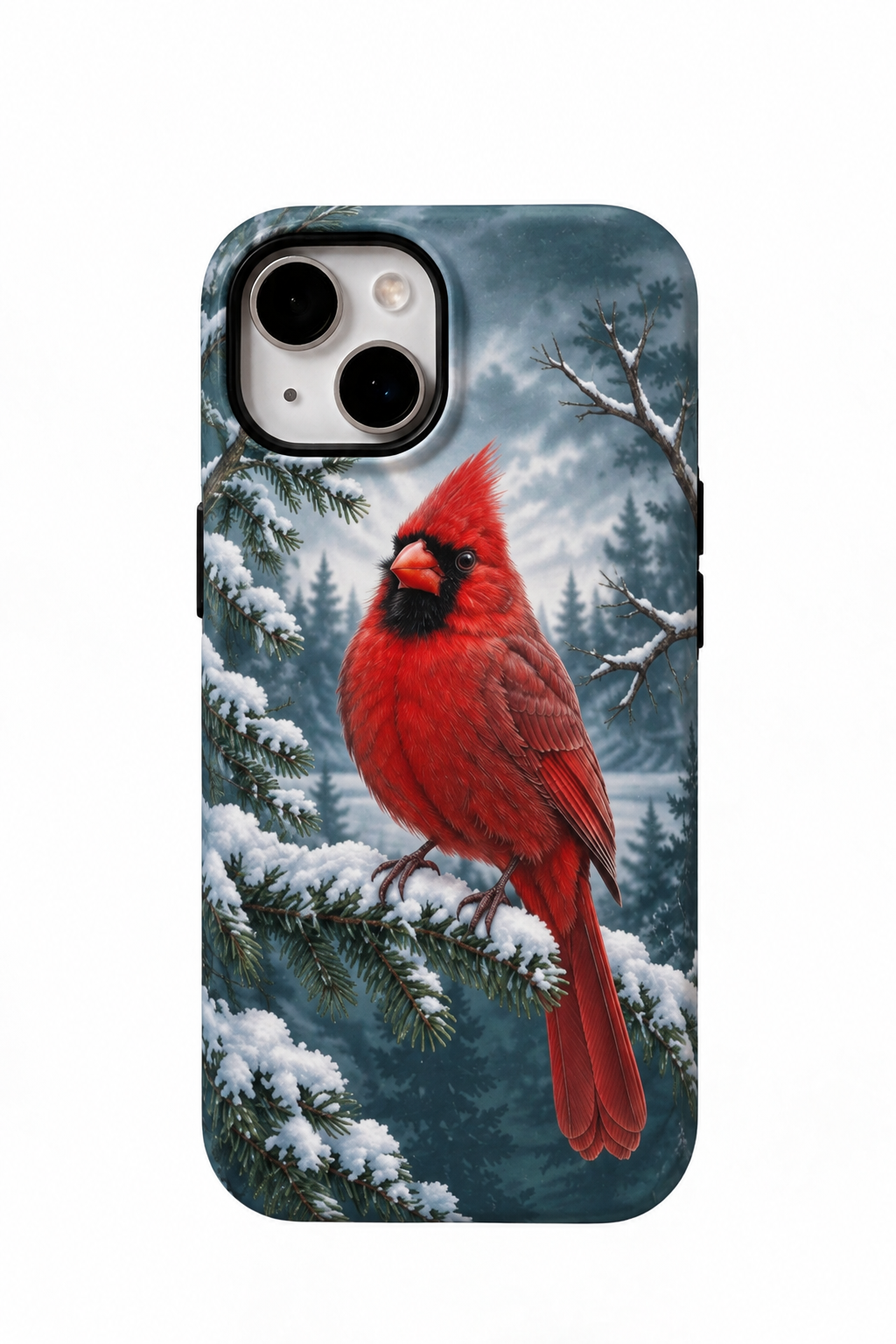 Evergreen Cardinal Snow Perch - TPC536K
