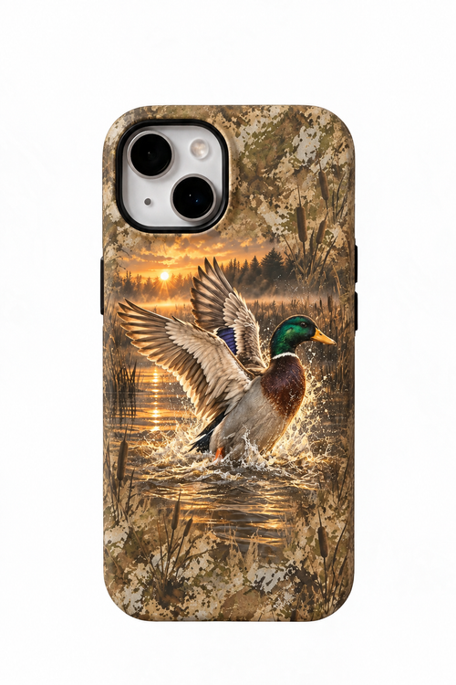 Golden Marsh Mallard Takeoff - TPC601K