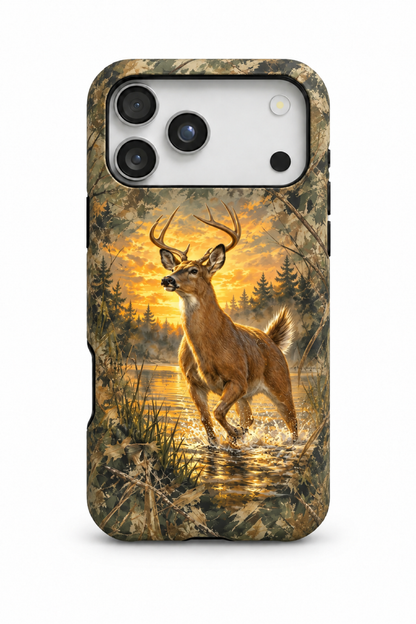 Deer Sunset Marsh Splash - TPC690K