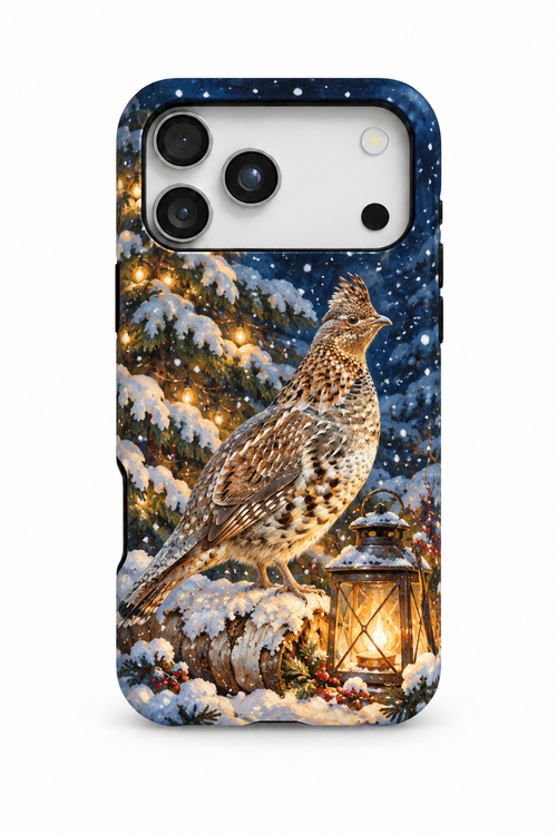 Ruffed Grouse Lantern Log - TPC02XM