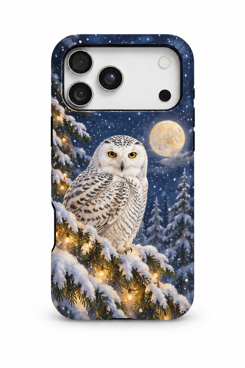 Snowy Owl Moonlit Spruce - TPC03XM