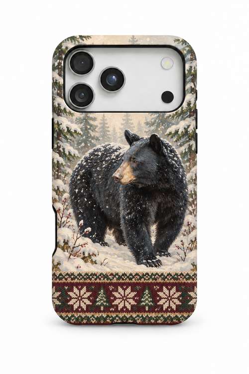 Black Bear Snow Pines Fair Isle - TPC15XM