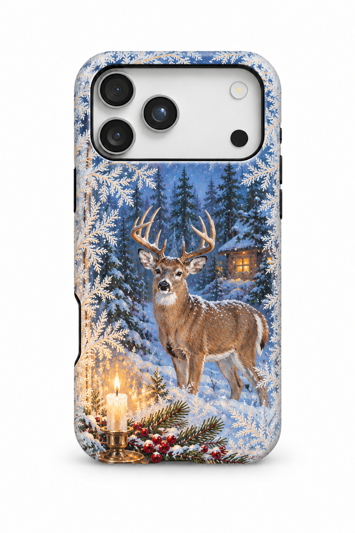 Whitetail Frosted Cabin Window - TPC18XM