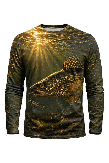 Performance Fishing Long Sleeve - Hardrock Walleye Hunt - TBT65