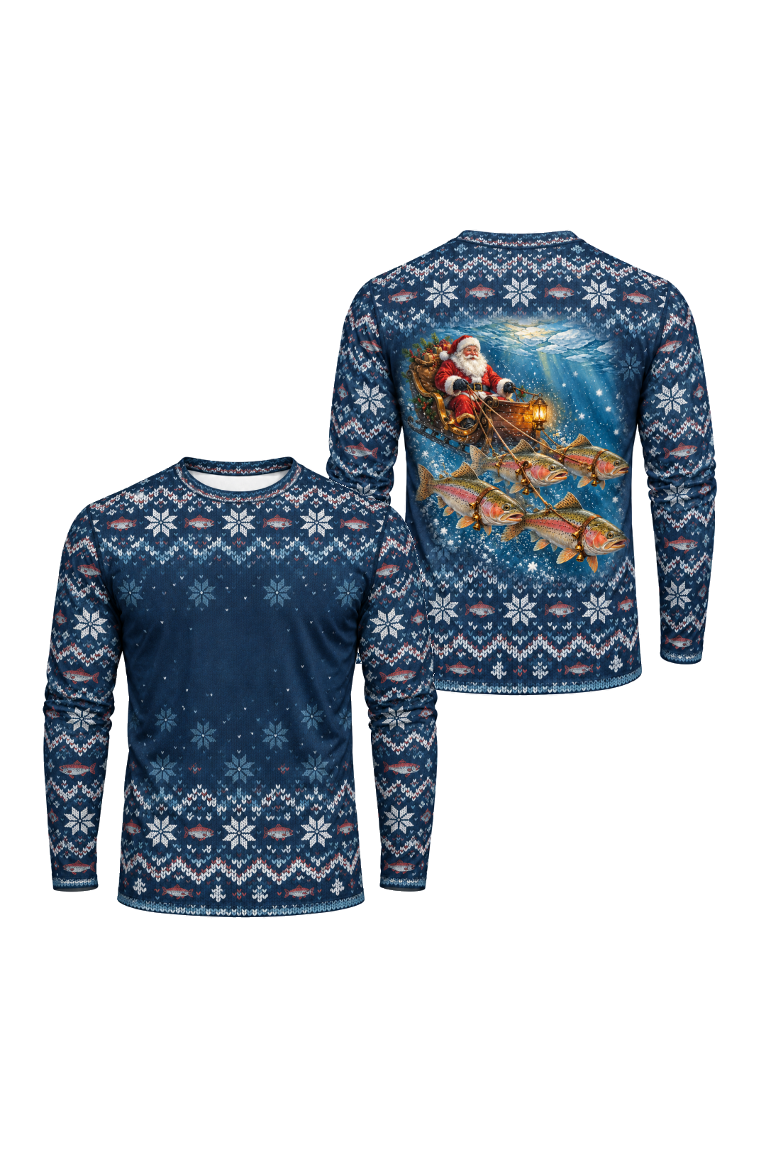 Performance Fishing Long Sleeve - Under-Ice Trout Sleigh - ULS366V image 1