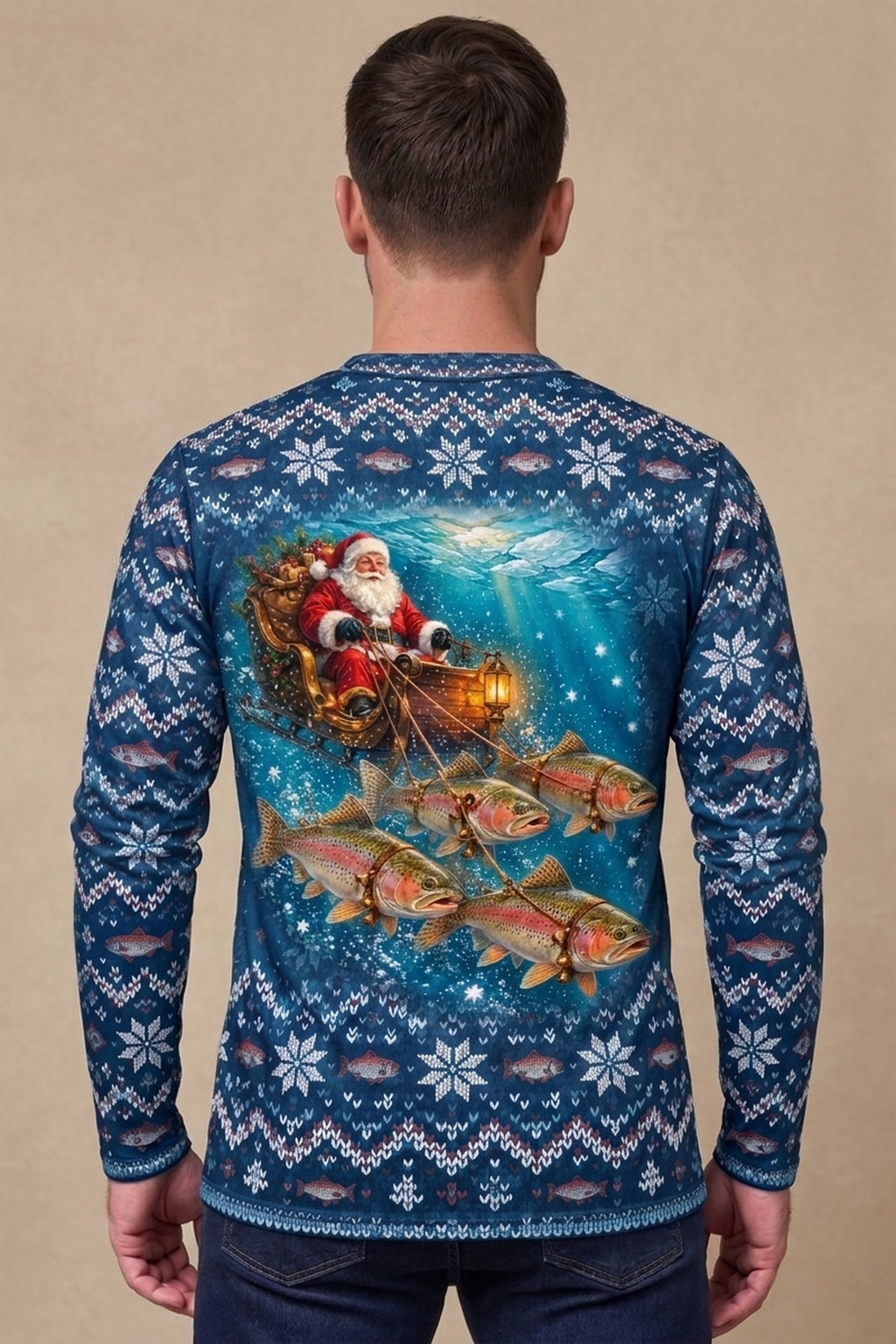 Performance Fishing Long Sleeve - Under-Ice Trout Sleigh - ULS366V image 2