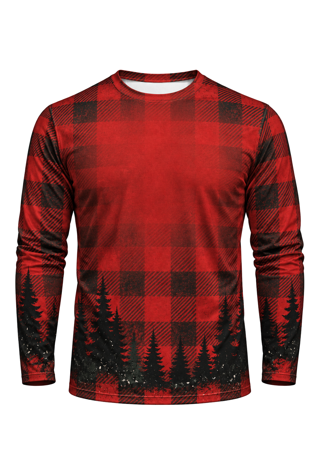 Performance Hunting Long Sleeve - Santa's Moose Rodeo - ULS367V image 6