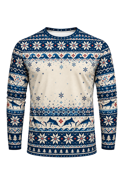 Performance Fishing Long Sleeve - Moonlit Marlin Sleigh - ULS368V image 6