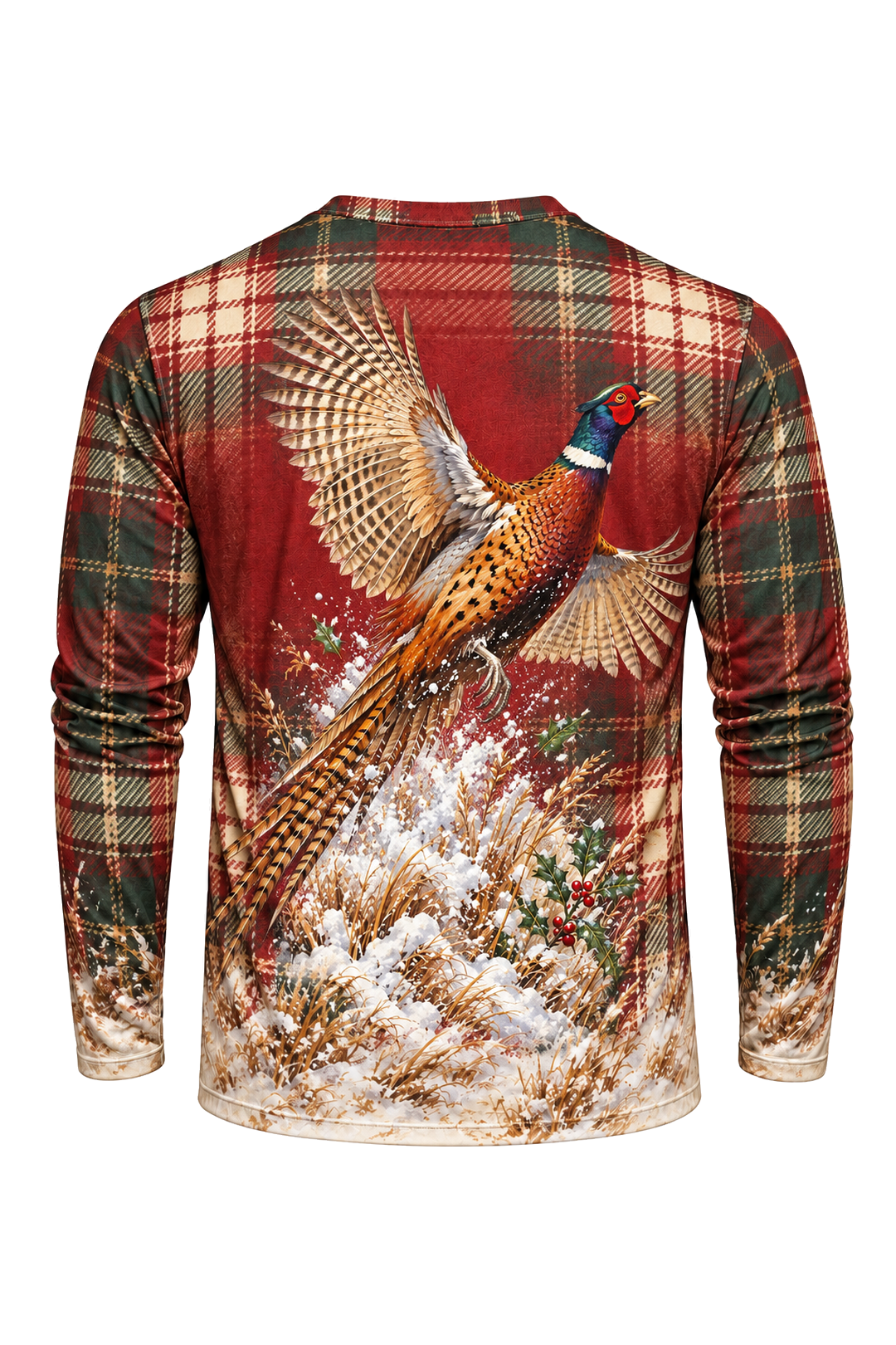 Performance Hunting Long Sleeve - Snow Field Rooster Flush - ULS369V image 5