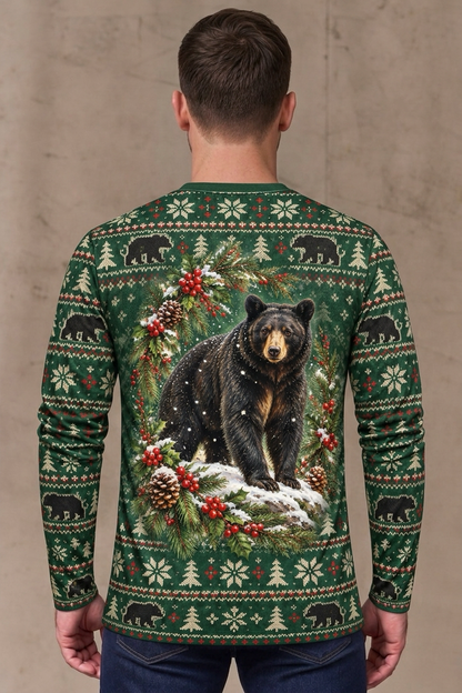 Performance Hunting Long Sleeve - Wreath Black Bear - ULS370V image 2