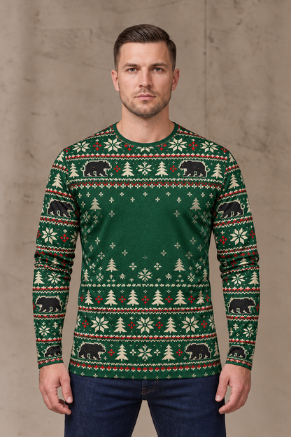 Performance Hunting Long Sleeve - Wreath Black Bear - ULS370V image 3