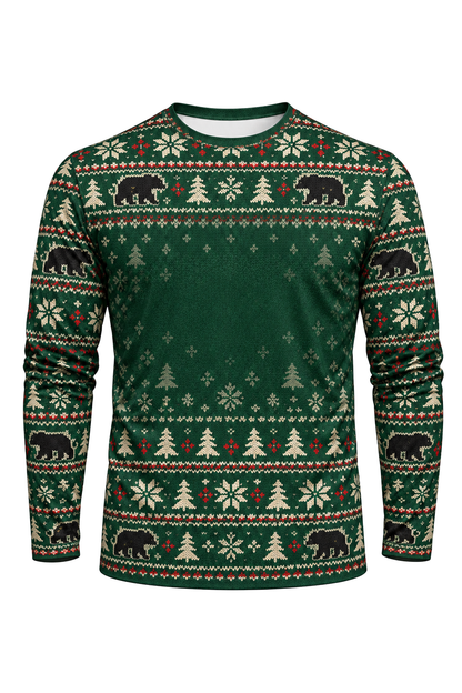 Performance Hunting Long Sleeve - Wreath Black Bear - ULS370V image 6