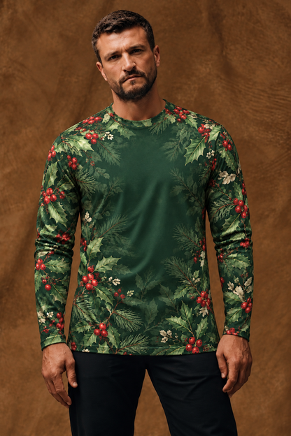 Performance Fishing Long Sleeve - Merry Fishmas Tree - ULS371V image 3