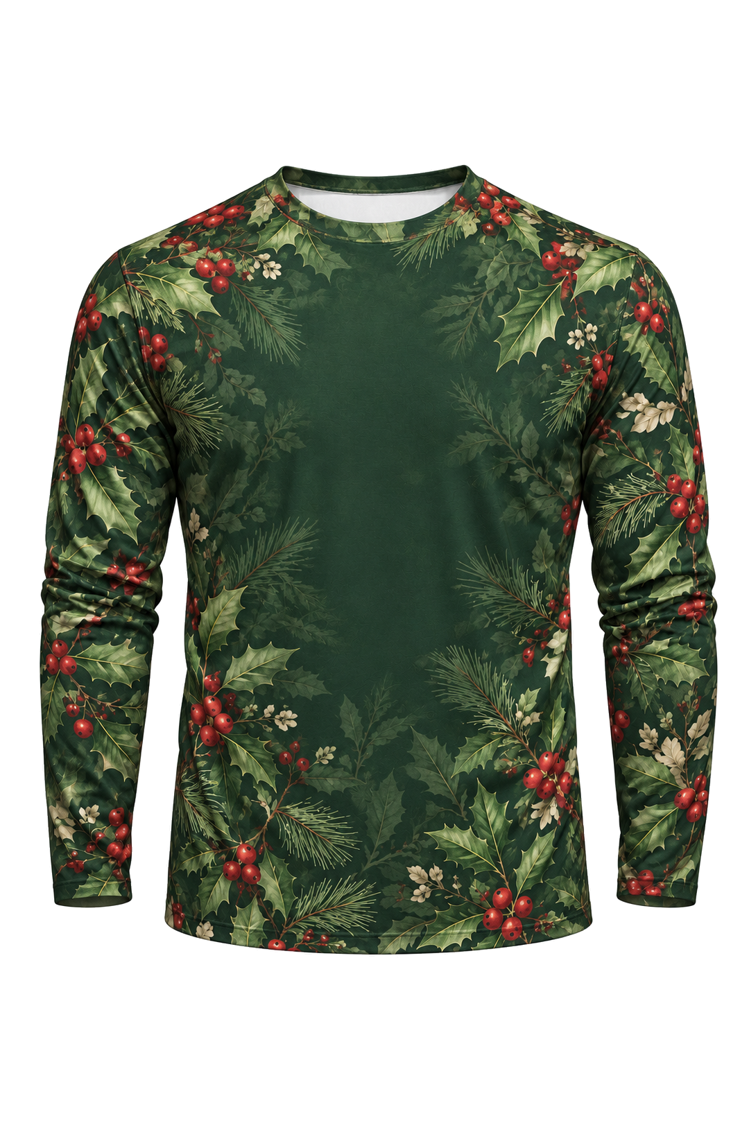 Performance Fishing Long Sleeve - Merry Fishmas Tree - ULS371V image 6