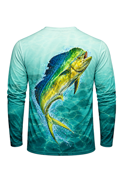 Performance Fishing Long Sleeve - Mahi School Fade - ULS372V image 5