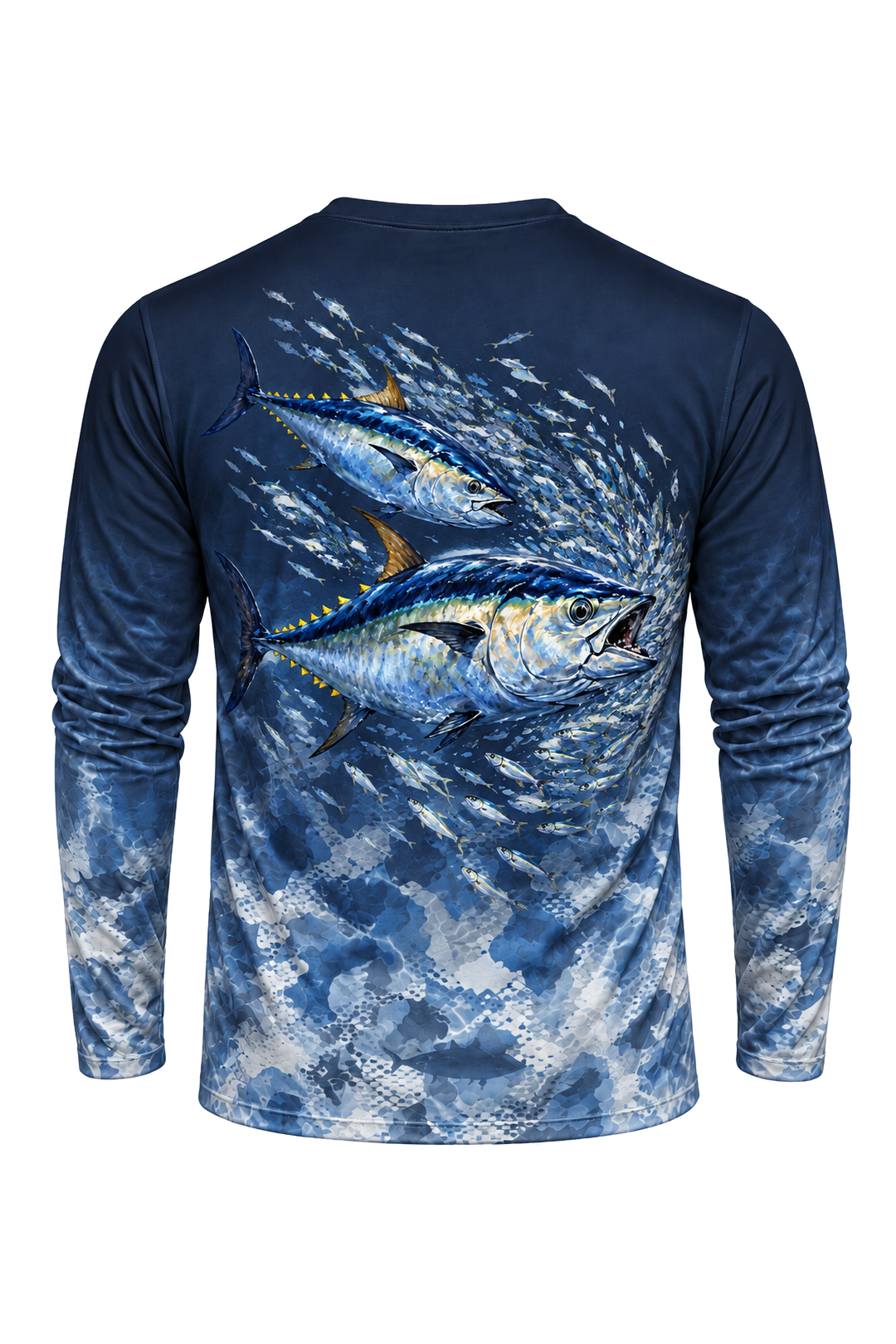 Performance Fishing Long Sleeve - Bluefin Refraction Fade - ULS373V image 5