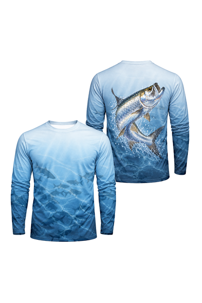 Performance Fishing Long Sleeve - Silver King School - ULS376V image 1