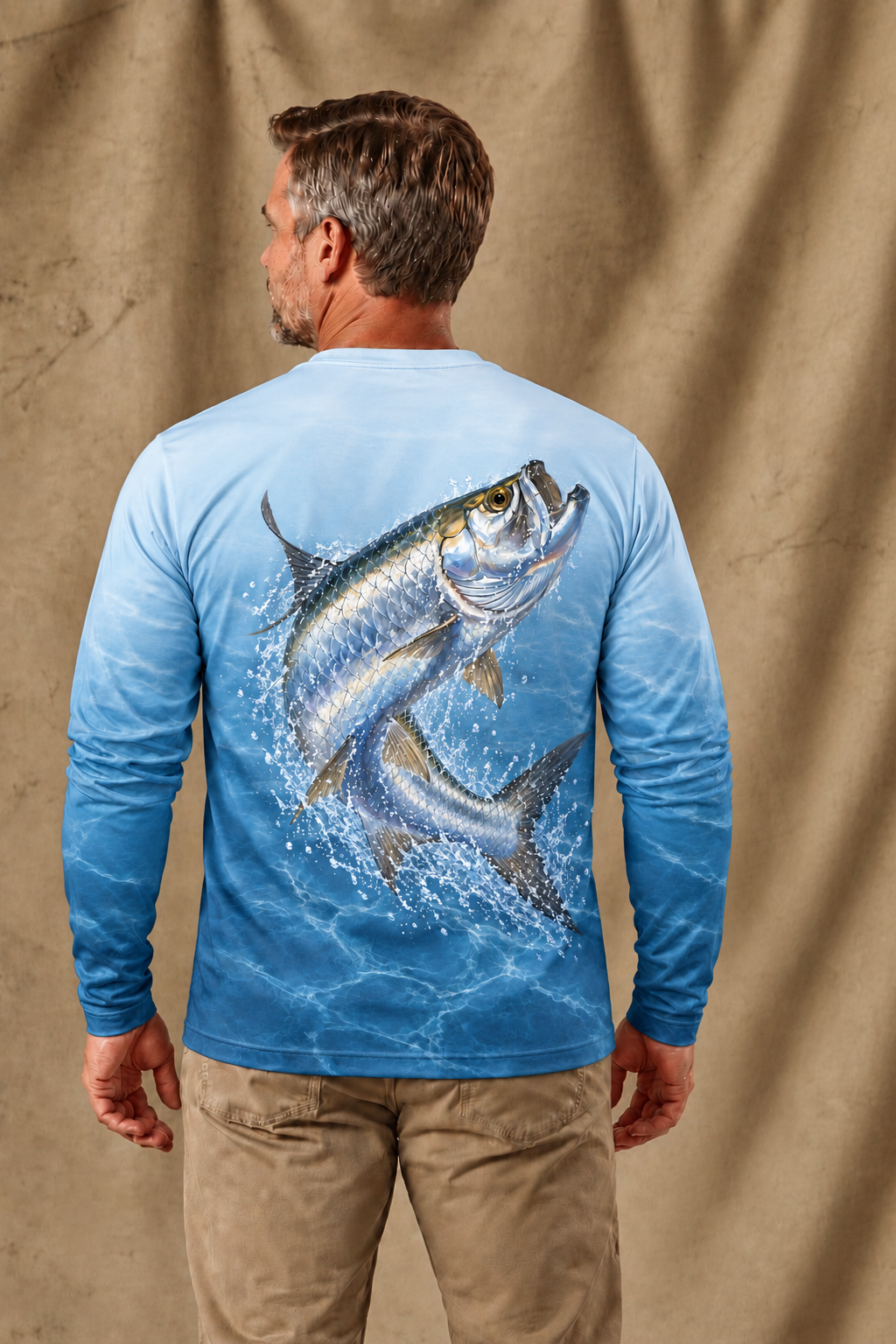 Performance Fishing Long Sleeve - Silver King School - ULS376V image 2
