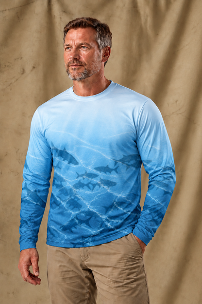 Performance Fishing Long Sleeve - Silver King School - ULS376V image 3