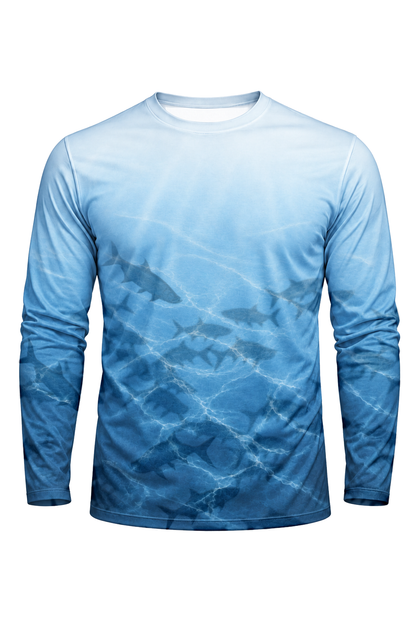 Performance Fishing Long Sleeve - Silver King School - ULS376V image 6