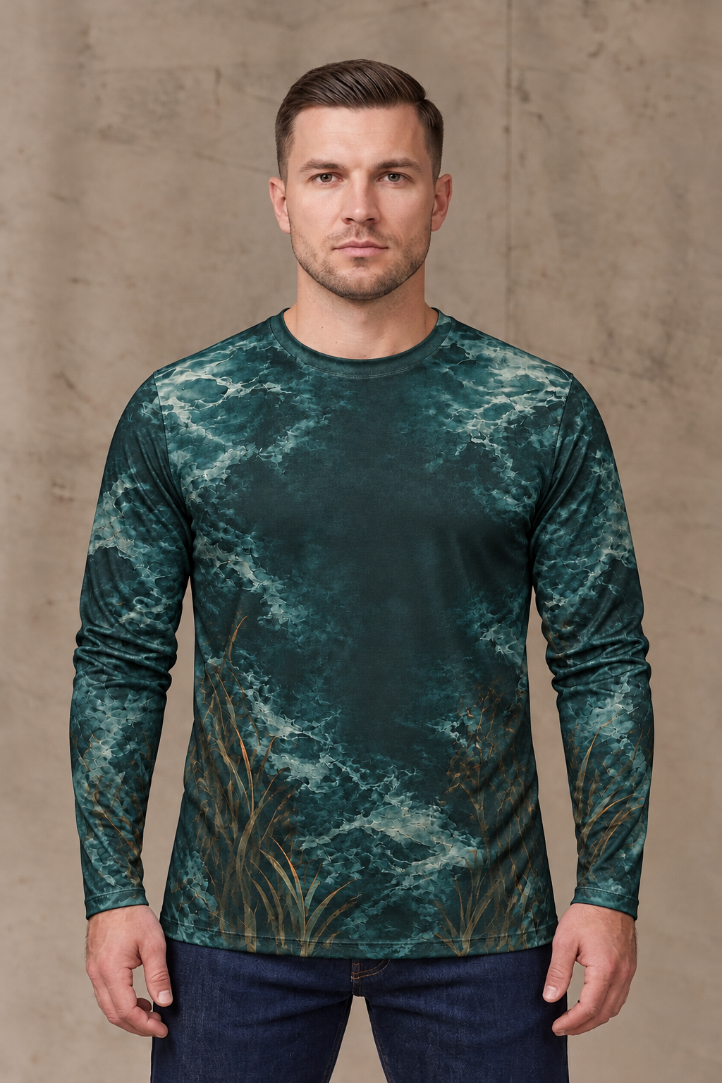 Performance Fishing Long Sleeve - Midnight Redfish - ULS377V image 3