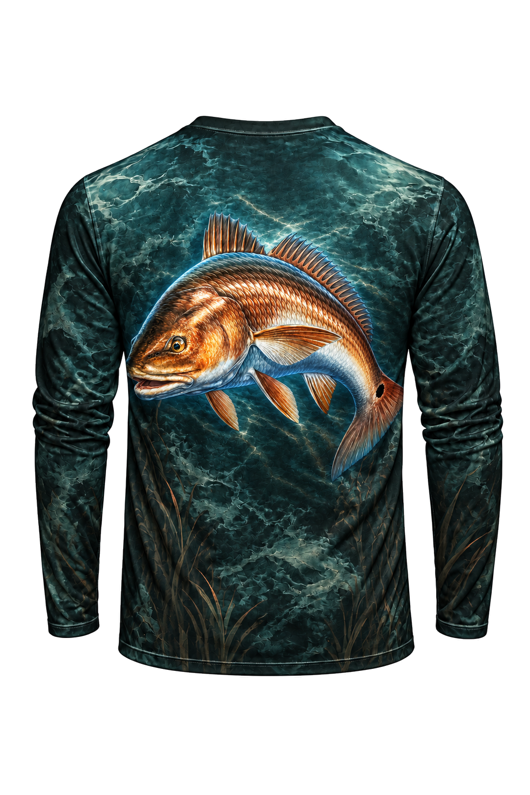 Performance Fishing Long Sleeve - Midnight Redfish - ULS377V image 5
