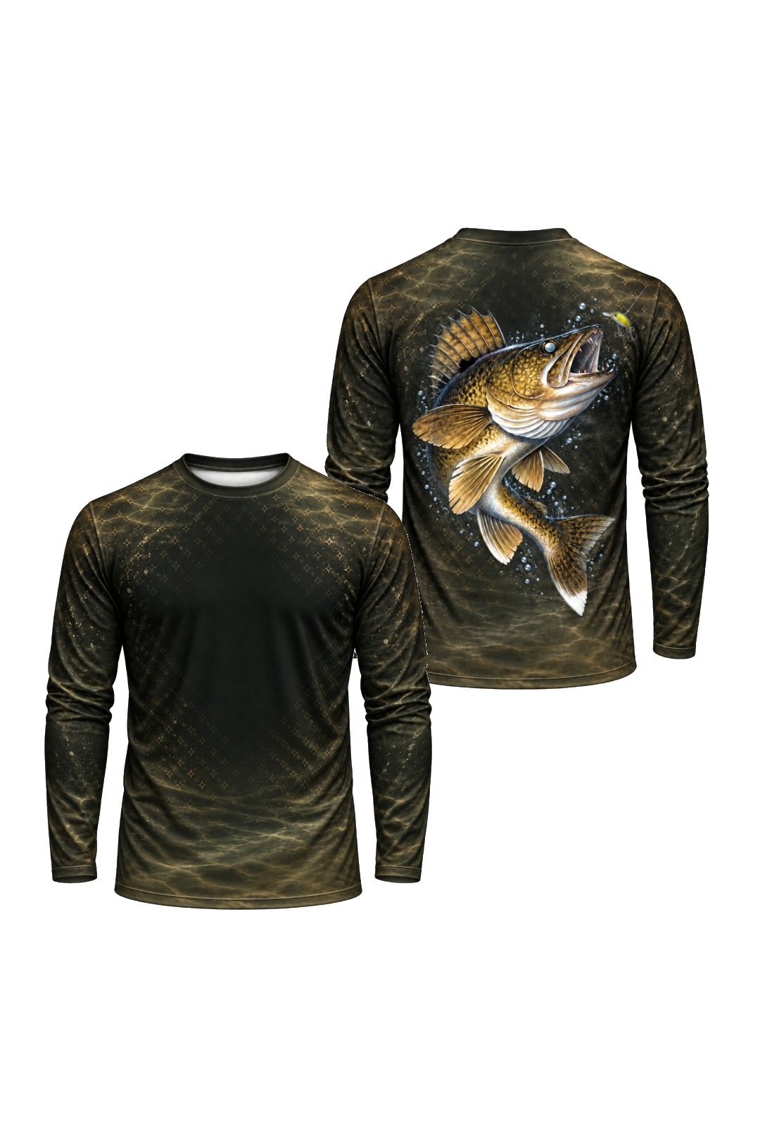 Performance Fishing Long Sleeve - Walleye Night Bite - ULS378V image 1