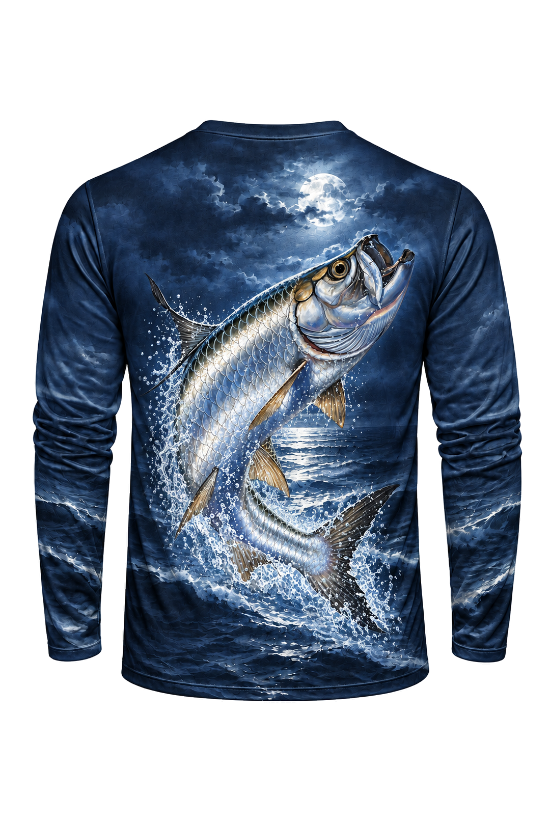 Performance Fishing Long Sleeve - Silver King Moon - ULS382V image 5