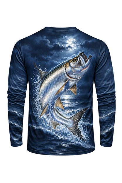 Performance Fishing Long Sleeve - Silver King Moon - ULS382V image 5