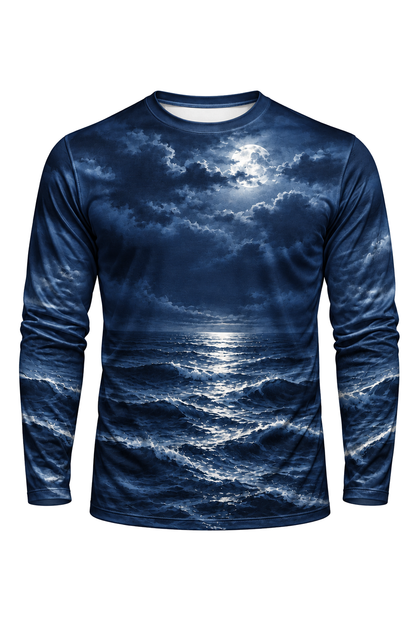 Performance Fishing Long Sleeve - Silver King Moon - ULS382V image 6