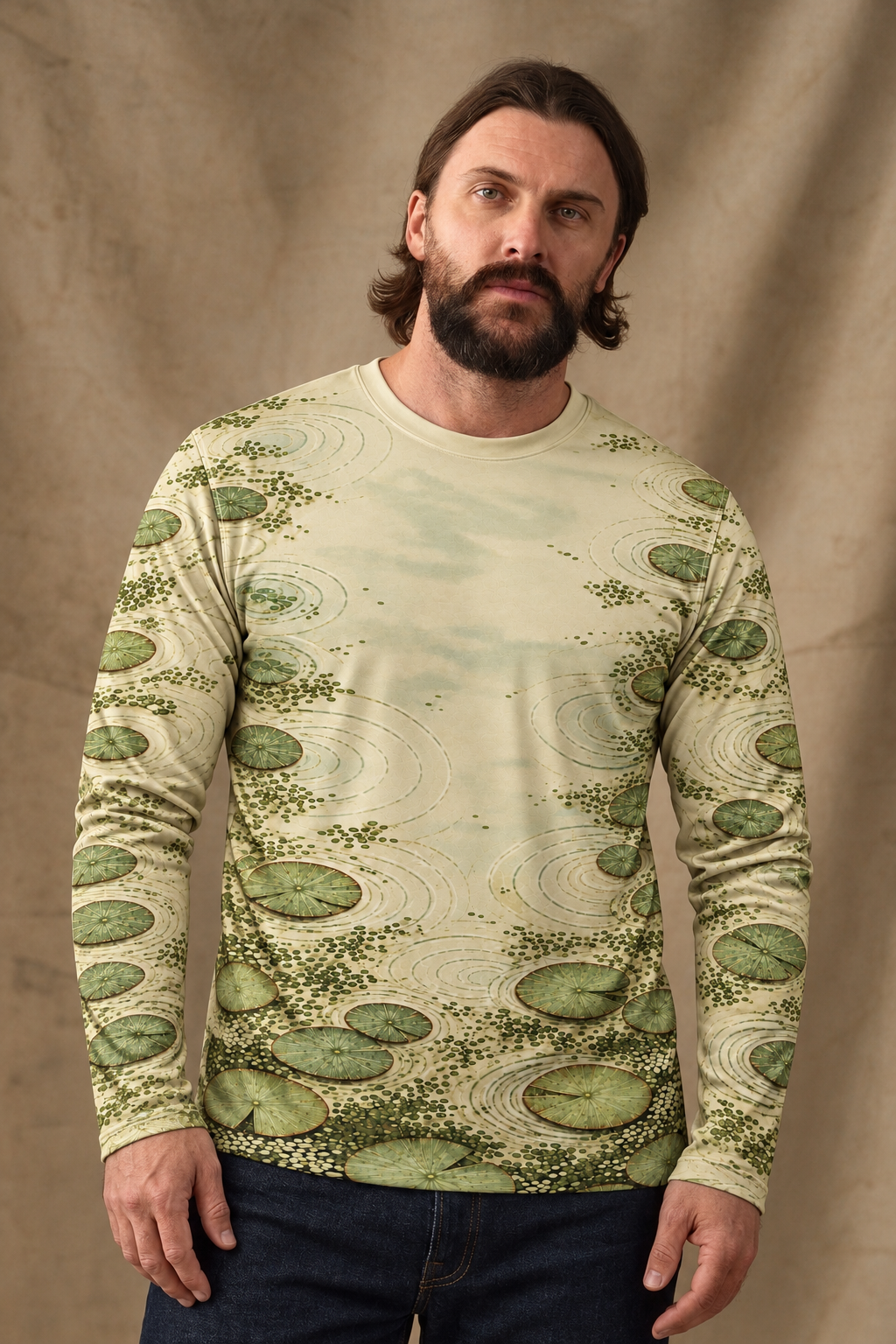 Performance Fishing Long Sleeve - Pencil Bass Blowup - ULS383V image 3