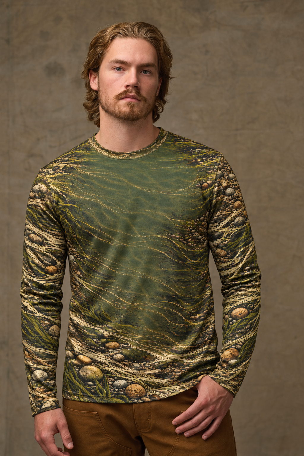 Performance Fishing Long Sleeve - Scratchboard Channel Cat - ULS384V image 3