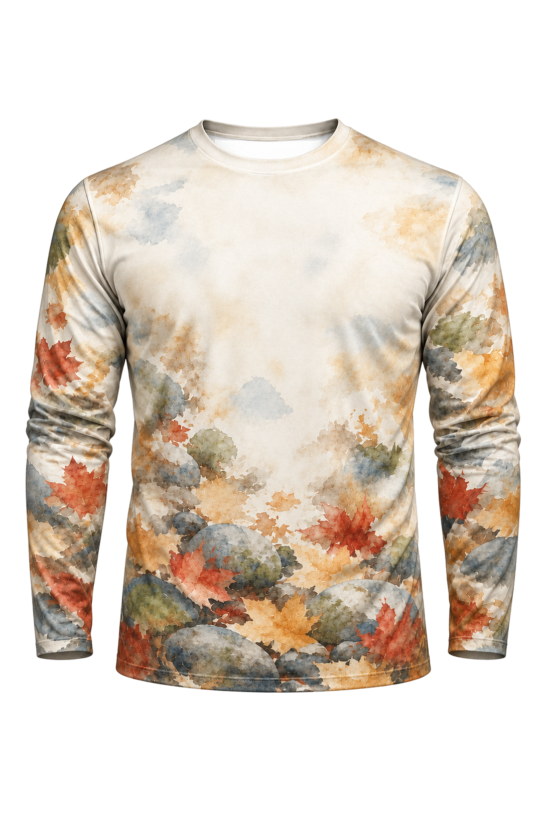 Performance Fishing Long Sleeve - Watercolor Brookie Run - ULS385V image 6