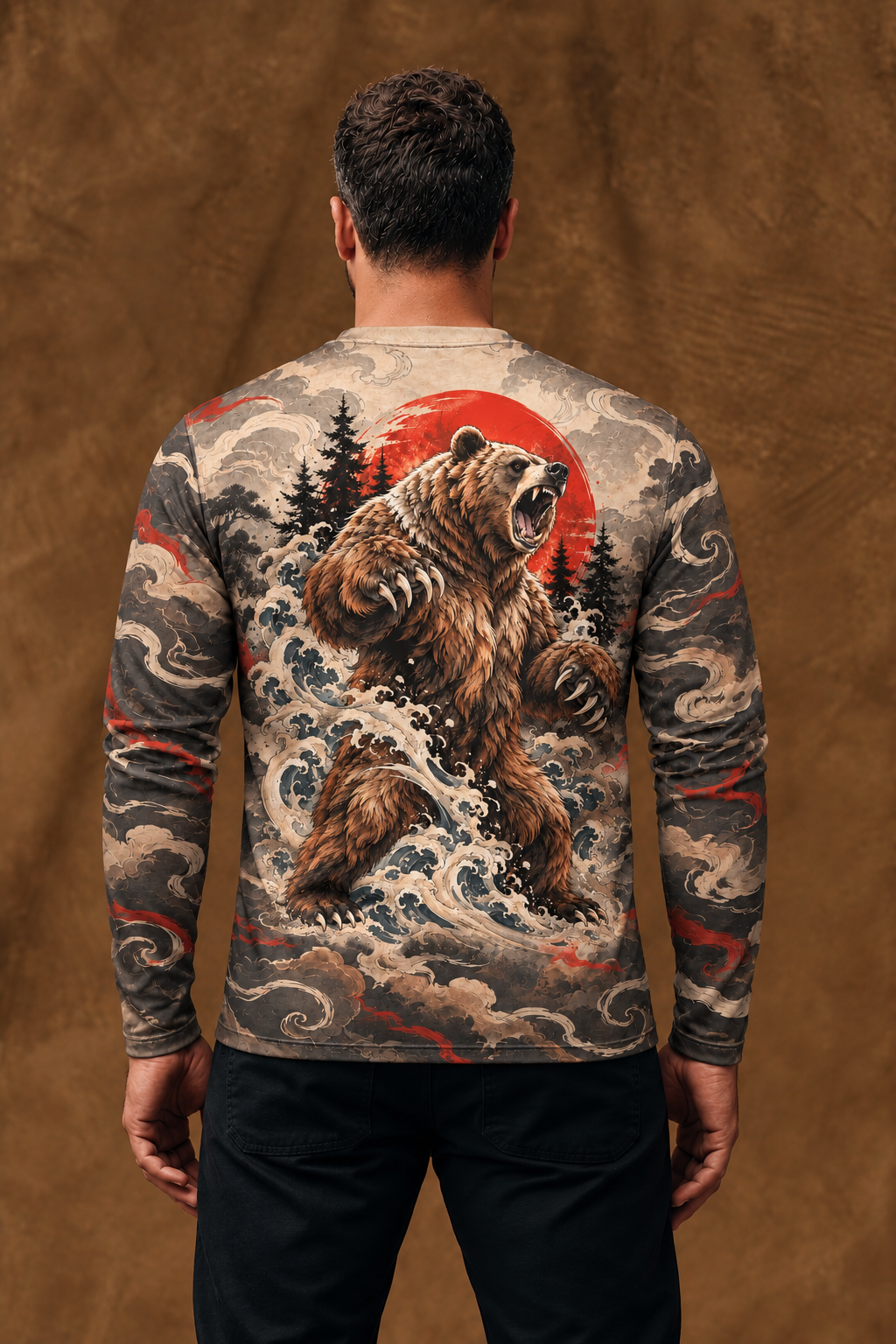 Performance Hunting Long Sleeve - Red Sun Grizzly - ULS387V image 2
