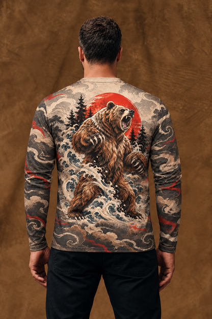 Performance Hunting Long Sleeve - Red Sun Grizzly - ULS387V image 2
