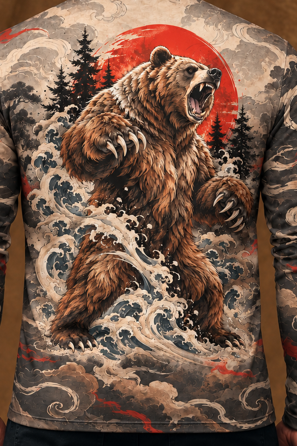 Performance Hunting Long Sleeve - Red Sun Grizzly - ULS387V image 4