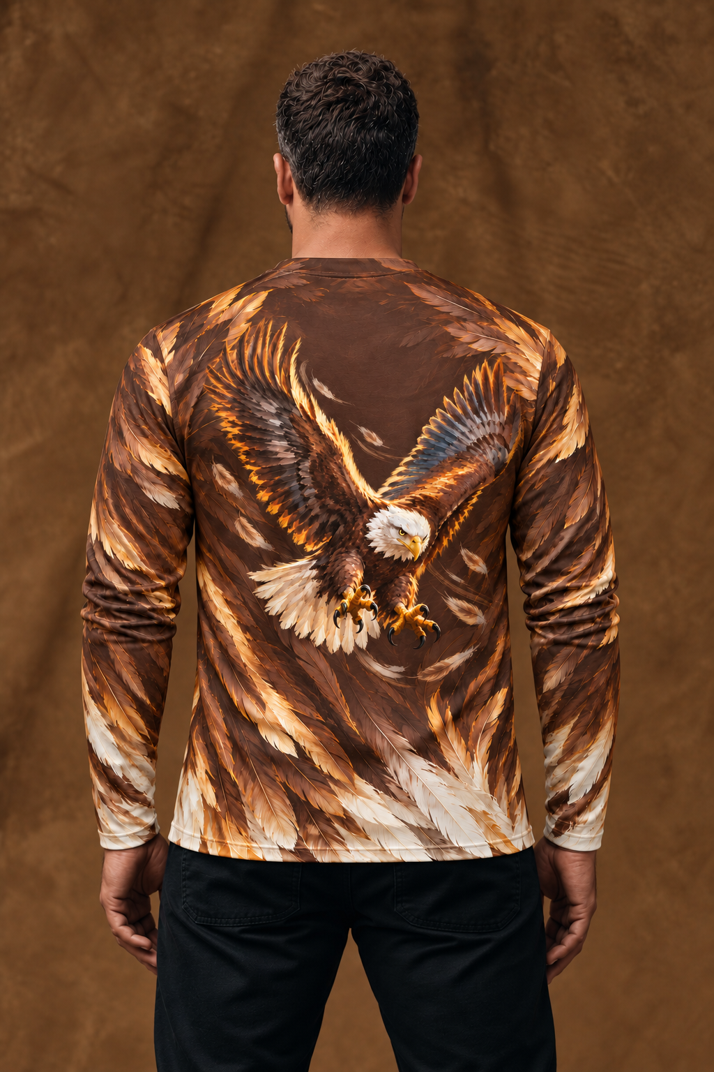 Performance Hunting Long Sleeve - Talons Down Bald Eagle - ULS388V image 2