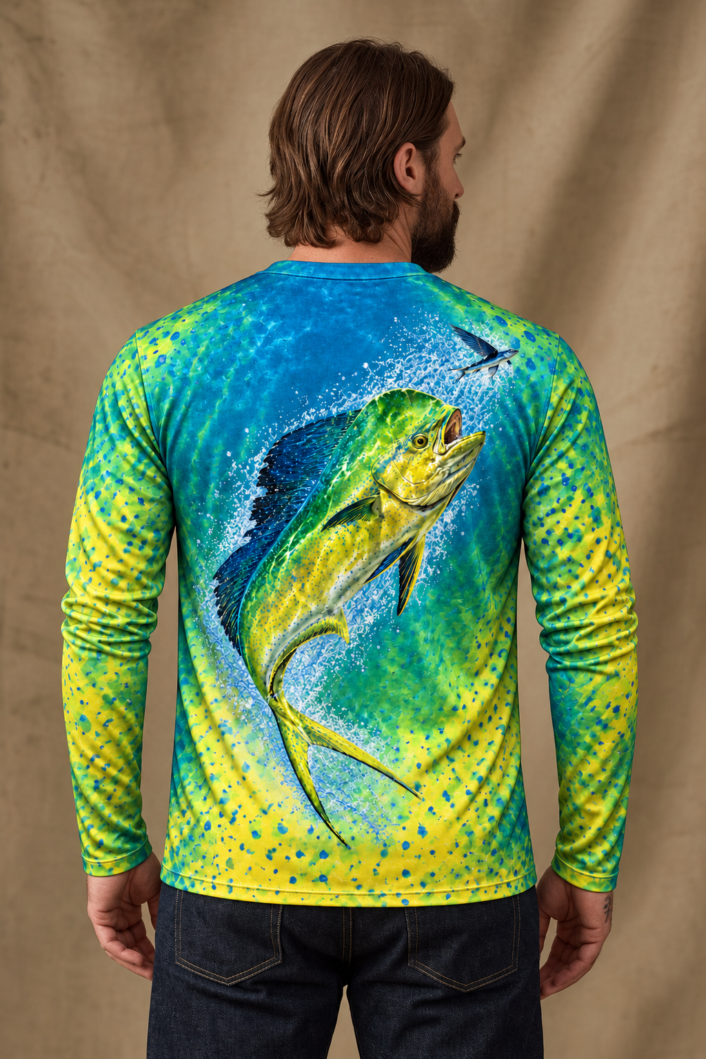Performance Fishing Long Sleeve - Sargassum Mahi - ULS389V image 2