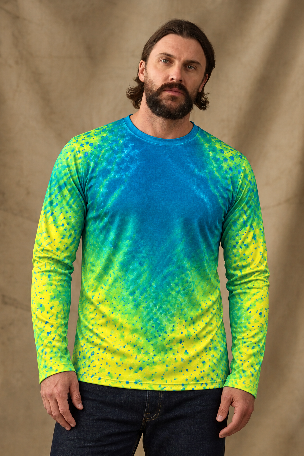 Performance Fishing Long Sleeve - Sargassum Mahi - ULS389V image 3