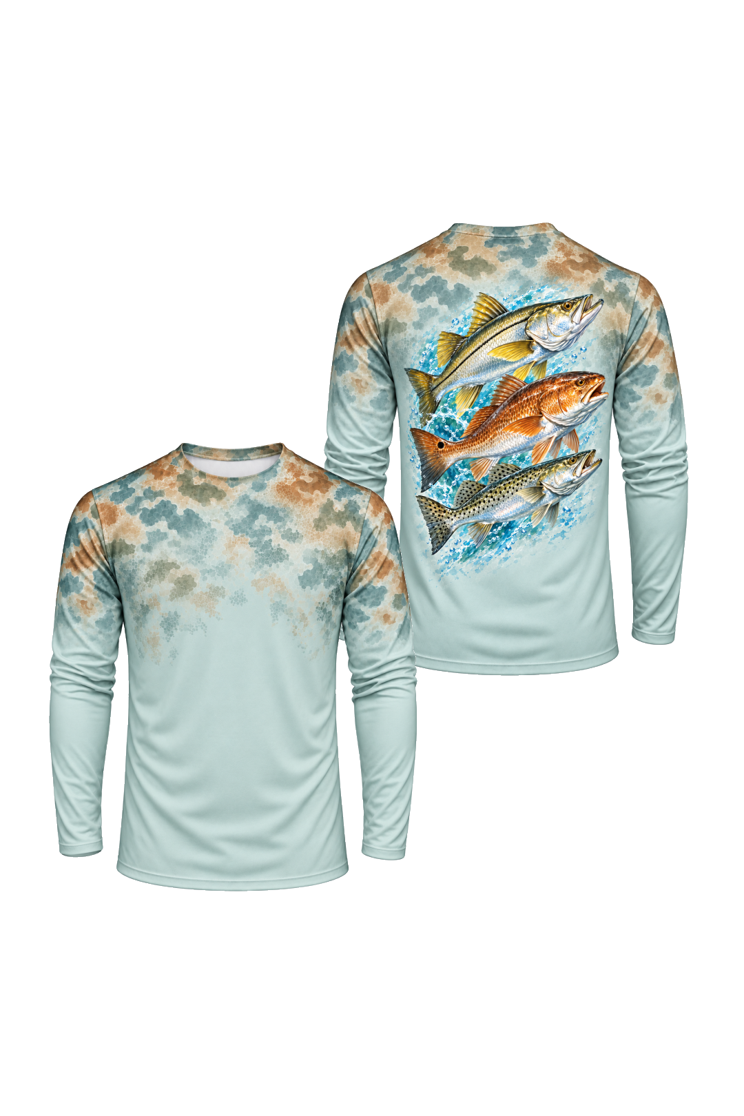 Performance Fishing Long Sleeve - Inshore Slam Marsh Fade - ULS394V image 1