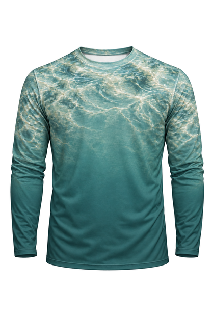 Performance Fishing Long Sleeve - Speckled Trout Flats Water - ULS395V image 6