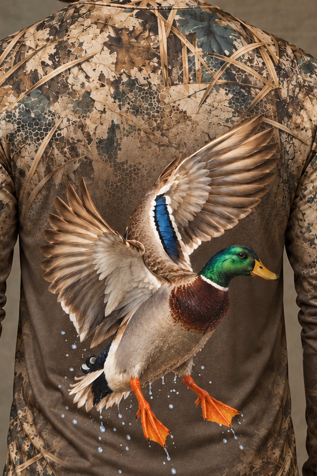 Performance Hunting Long Sleeve - Timber Mallard Camo Fade - ULS396V image 4