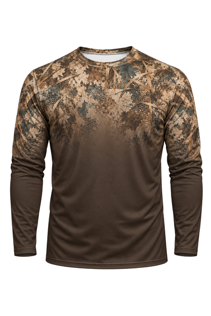 Performance Hunting Long Sleeve - Timber Mallard Camo Fade - ULS396V image 6