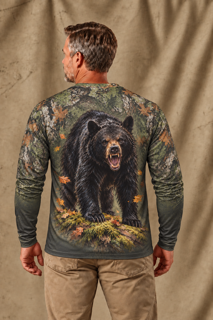 Performance Hunting Long Sleeve - Black Bear Timber Fade - ULS397V image 2