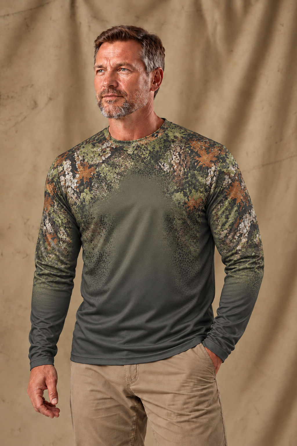 Performance Hunting Long Sleeve - Black Bear Timber Fade - ULS397V image 3
